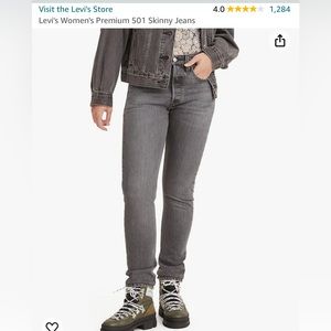 Levi’s 501 button fly skinny Women’s Jeans- size 32